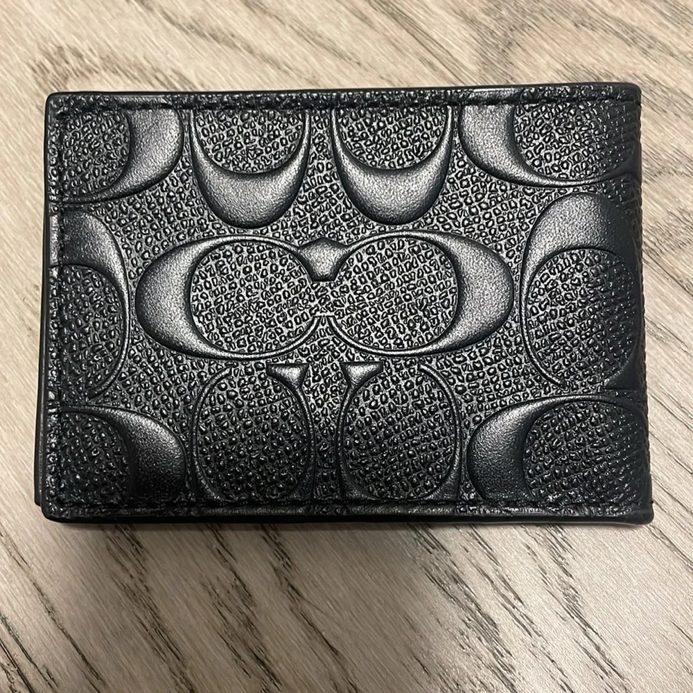 Coach Black Wallet - Picture 2 of 6